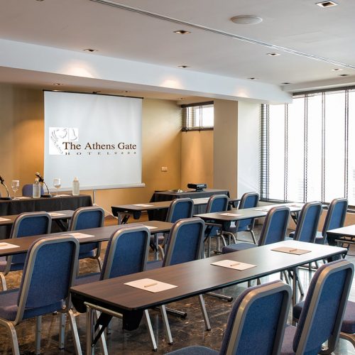 The Athens Gate Hotel Meetings & Events photo gallery. A collection of photos of the meeting rooms.